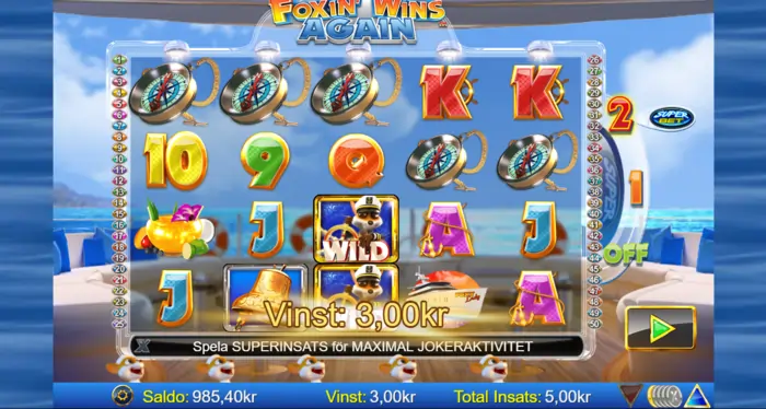 Foxin wins again - superbet