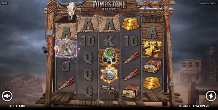 Tombstone begins slot