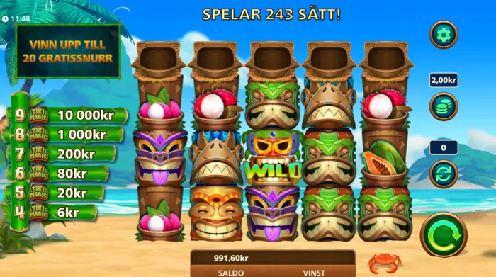 Tiki Magic SG Digital slot