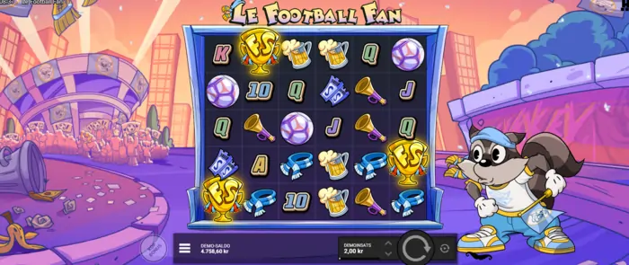 Le football fan free spins