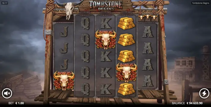 Gunslinger spins tombstone begins