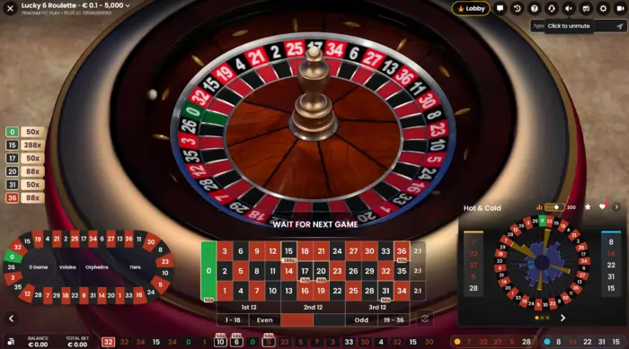 Lucky 6 roulette recension