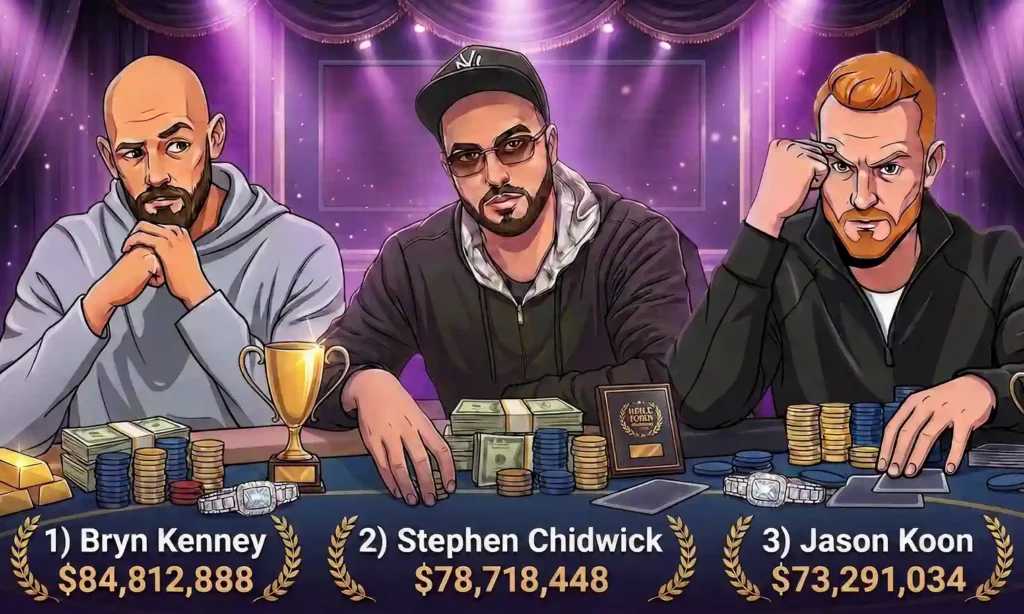 Topp 3 rikaste pokerspelarna i världen