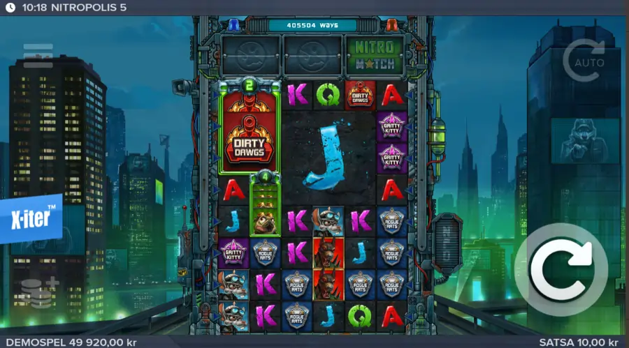 Expanderad spelplan Nitropolis 5