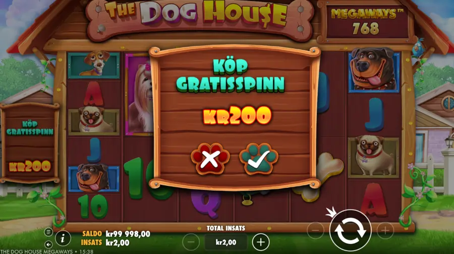 The dog house megaways bonuskop