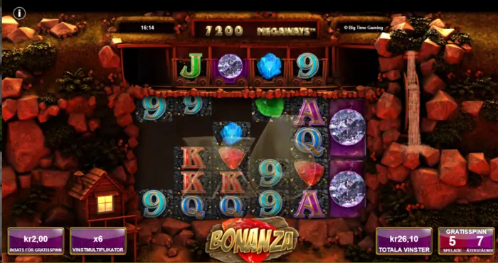 Bonanza Megaways free spins
