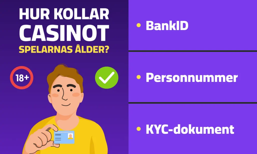 hur kollar casino aldersgrans
