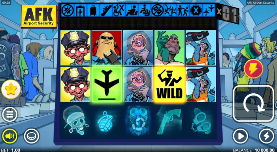 AFK Airport security slot