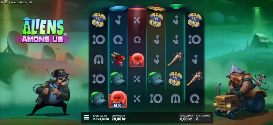 Aliens among us free spins