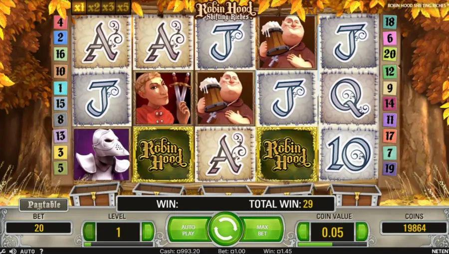 Robin Hood Shifting riches slot