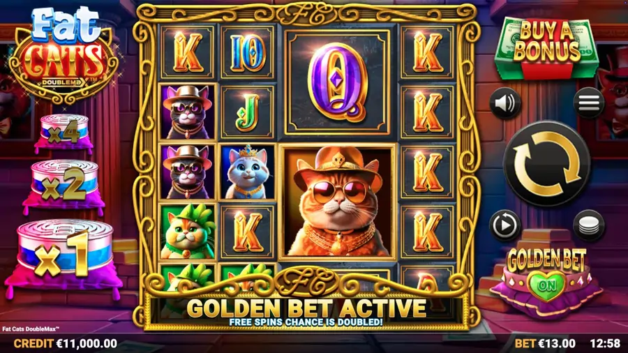 Fat Cats doublemax slot recension