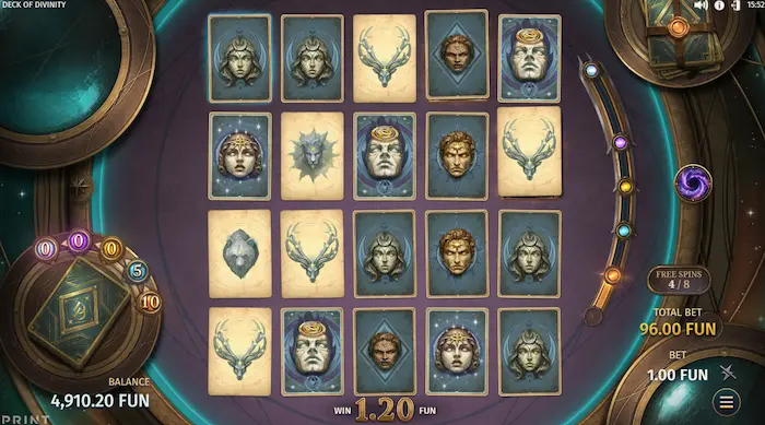 Deck of Divinity free spins