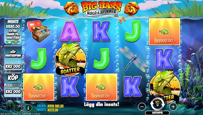 Big Bass Hold and spinner