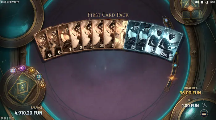 Deck of Divinity bonusspel