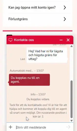 Chat test maria casino
