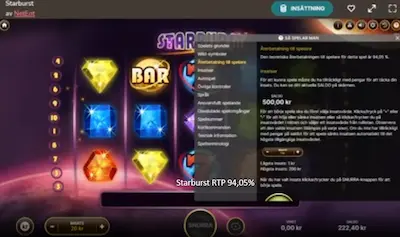Starburst RTP Maria casino