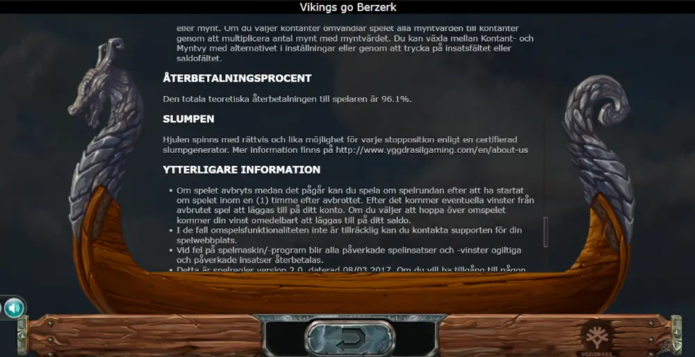 Vikings go Berzerk RTP - Lodur