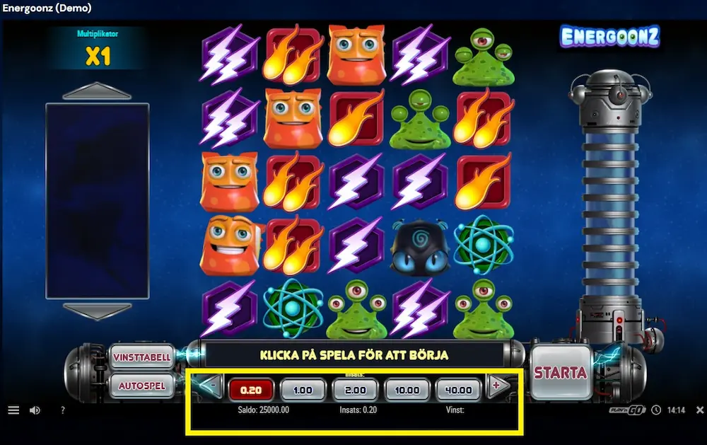 Energoonz lag insats spela strategiskt