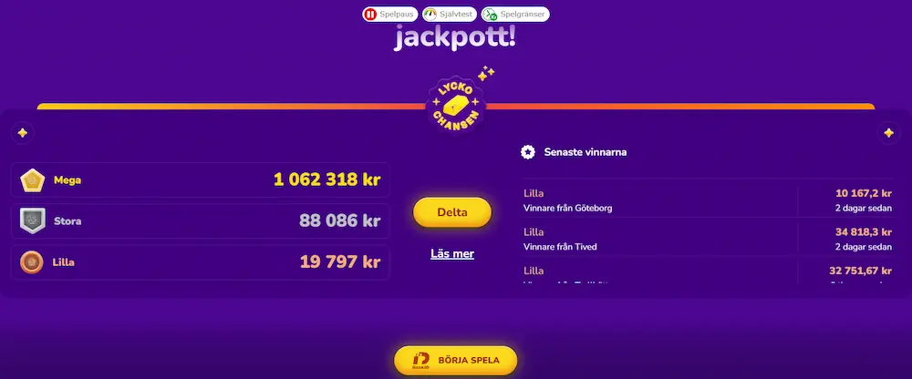Happy Casino lyckochansen