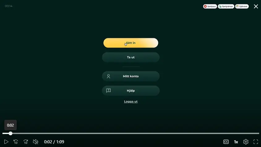 Klirr casino välj insättning
