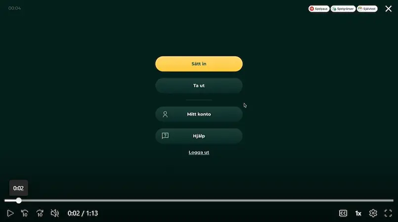 Välj hjälp för support Klirr casino