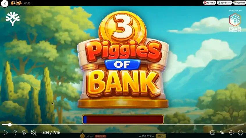 Test slot laddningstid Klirr Casino
