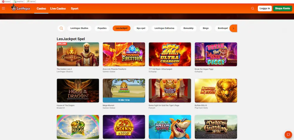 Leojackpot - slots