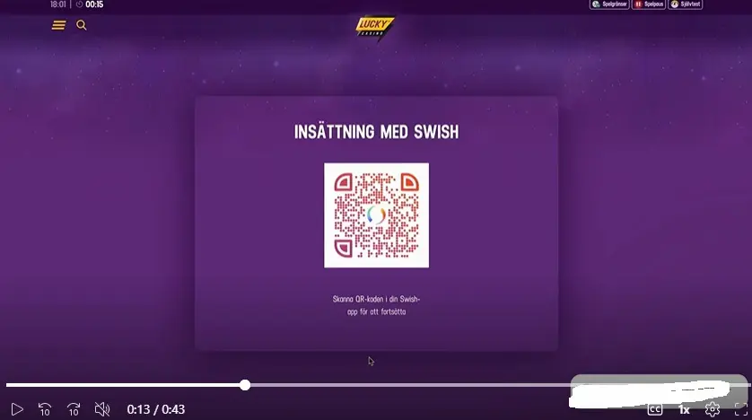Verifiering insättning Lucky Casino