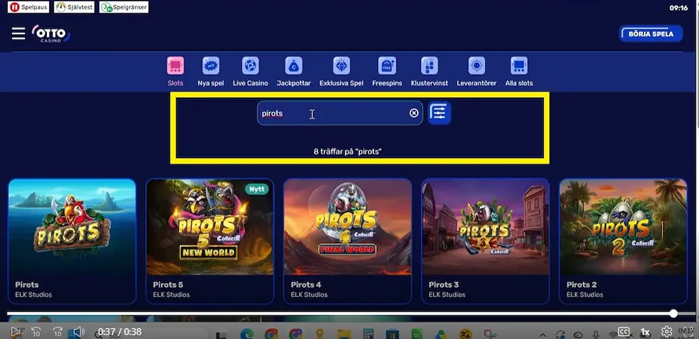 Otto casino test sök Pirots