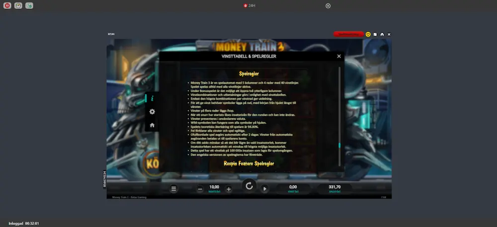 Test RTP Money Train 3 Geckoplay