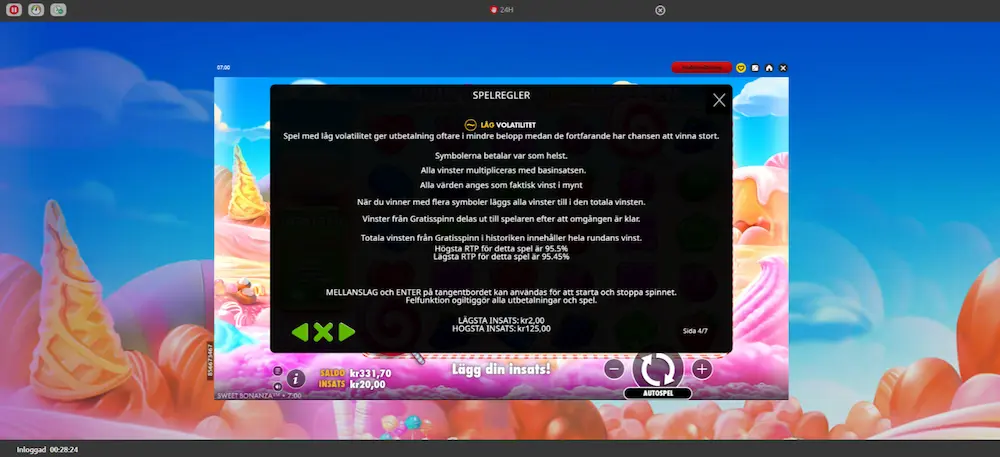 RTP test Sweet Bonanza Geckoplay