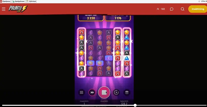 Test av slots Pronto Choice