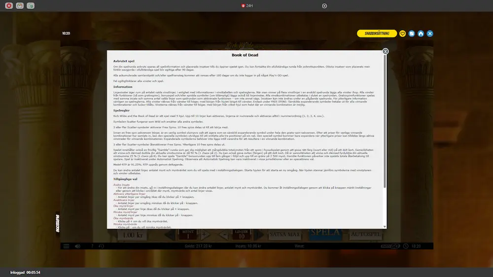 Book of Dead RTP - PlayJango