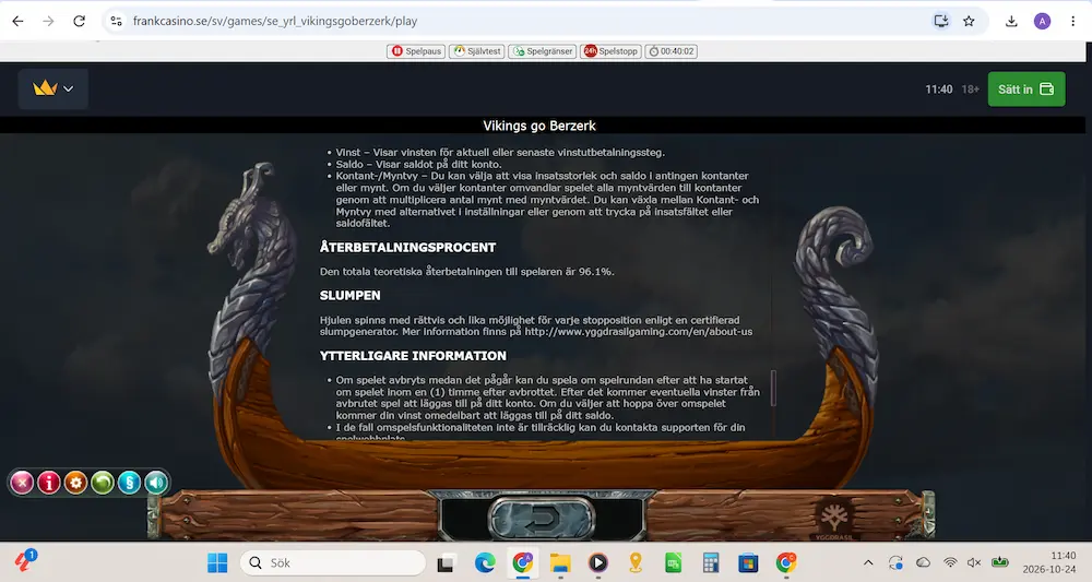 Vikings Go Berzerk RTP Frank Casino